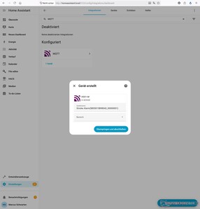 A füstérzékelő megérkezett a Home Assistantbe