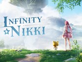 Az Infinity Nikki című mű fő illusztrációja, amelyen a főszereplő, Nikki látható.