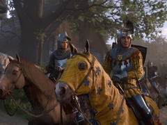 A Kingdom Come Deliverance 2-ben Henry és Hans Capon lovon lovagolnak