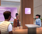A Microsoft Teams Immersive Events lehetővé teszi a VR-megbeszéléseket 3D-s avatárokkal, amelyek nem rendelkeznek alsótesttel. (Kép forrása: Microsoft)