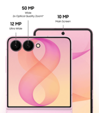 A Z Flip8 kamera jellemzői