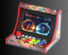 Az iMP Mini Arcade Pro Switch játéktermi szekrény előlapja látható (Kép forrása: iMP Gaming PR)