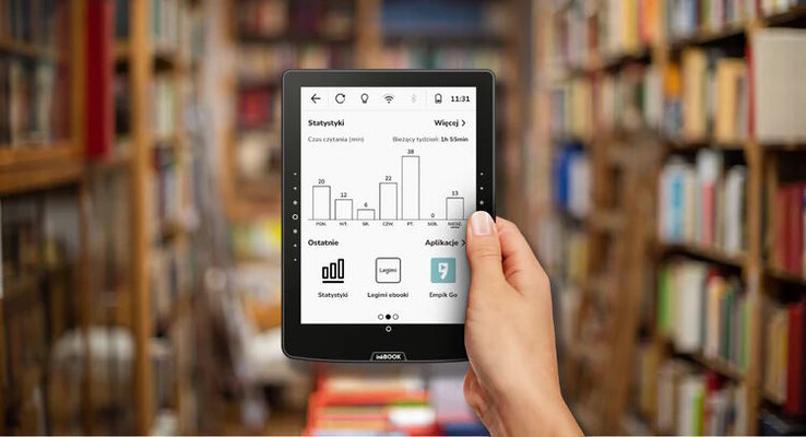Statisztikák megjeleníthetők. (Kép forrása: Inkbook)