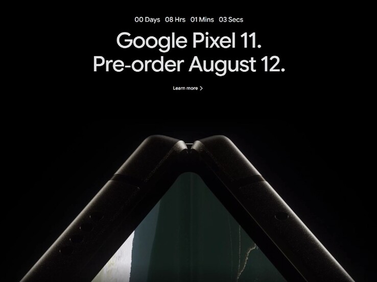 A Google Store szerint a Pixel 11-család előrendelése augusztus 12-én, keleti idő szerint reggel 10 órakor kezdődik, nem pedig délután 6 órakor.