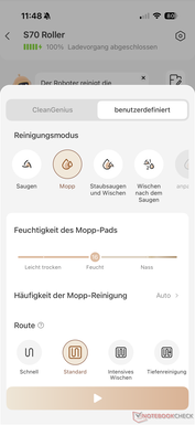 Tisztítási beállítások