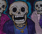 A Saints Row bandát ábrázoló graffiti