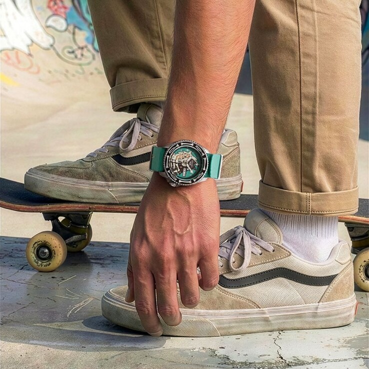 A Seiko 5 Sports x Poorboy SRPM17K kollaborációs óra. (Kép forrása: Seiko via Q-P Magazine)