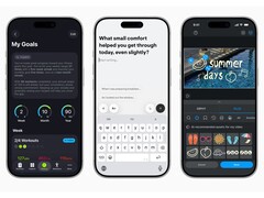 a SmartGym, a Stoic és a VLLO okostelefonok a Apple Intelligence funkciókkal. (Kép forrása: Apple Newsroom)