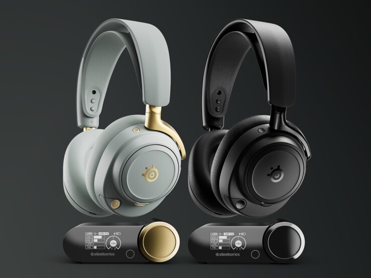 Arctis Nova Elite mindkét színváltozatban. (Kép forrása: SteelSeries)