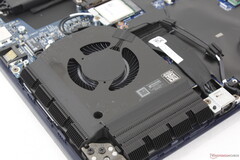 A szuperhangos ventilátor zajszintje Overdrive módban vitathatóan nem éri meg a nagyon kis teljesítménynövekedést (Kép forrása: Notebookcheck)