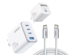 Az Anker 70W/30W-os fali töltőcsomagja viszonylag alacsony árú. (Kép forrása: Costco, szerk.)