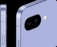 A Google Pixel 9a kameradudora jóval vékonyabbnak tűnik, mint elődje kamerasávja. (Kép forrása: Evan Blass az X-en)