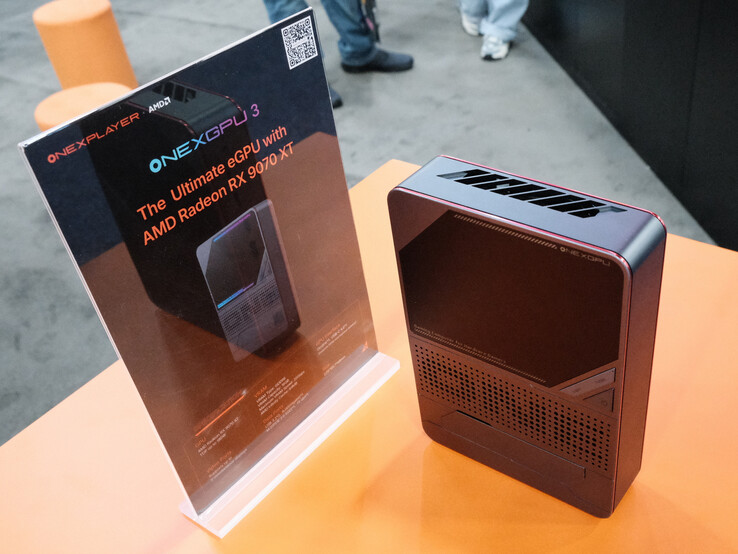 A demóegység a CES 2026-on (Kép forrása: OneXPlayer) 