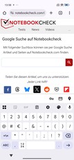 Gboard portré módban