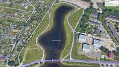 GPS-teszt: Tó megkerülése