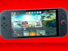 Nintendo Switch 2 a Legend of Zelda: Tears of the Kingdom háttérrel. (Kép forrása: Nash Weedle az X-en)