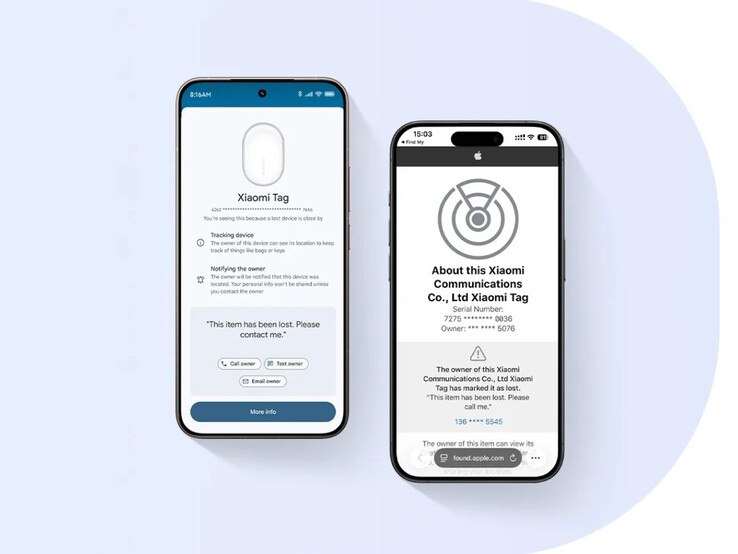 A Xiaomi Tag egy elveszett móddal rendelkezik