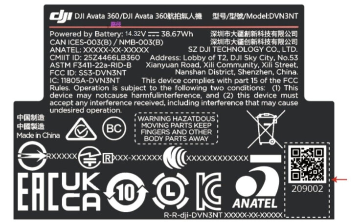 (Kép forrása: FCC via @Drones19170668)
