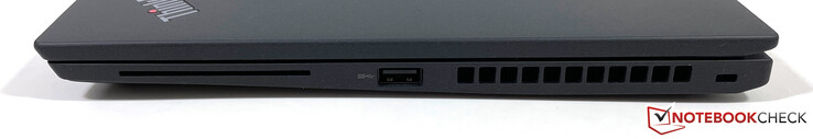 Right side: SmartCard reader, USB-A 3.2 Gen.1 (Always-On), Kensington Nano Security Slot