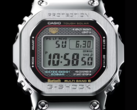 A pletykált Casio G-Shock GMW-B5000D Orange Line óra várhatóan hasonló lesz a GMW-B5000D-1C piros vonalas órához (fent). (Kép forrása: Casio)