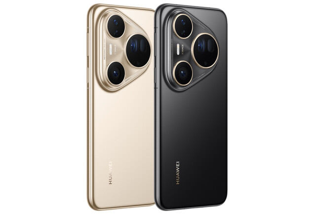 A Huawei Pura 80 Ultra klasszikus fekete és arany kivitelben (Kép forrása: Huawei)