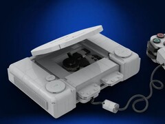 A Lego Ideas Sony PlayStation 1 konzolról és vezérlőjéről készült képernyőfelvétel
