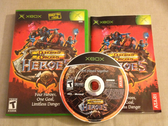 Az Xbox-exkluzív Dungeons and Dragons Heroes lemez és tokja