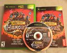 Az Xbox-exkluzív Dungeons and Dragons Heroes lemez és tokja