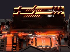 Az AMD EXPO-UUL DDR5 memóriaszabvány promóciós renderelése
