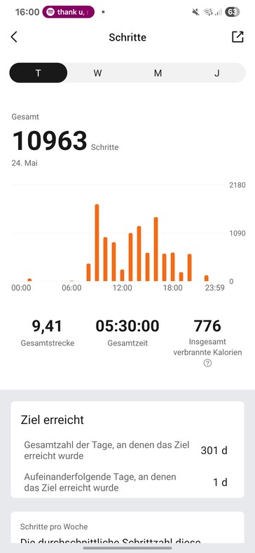 Amazfit Active 2: Tevékenység