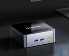 A NucBox M3 Pro ára 329,99 dollárról indul. A képen: a mini PC előlapját bemutató promóciós kép.