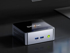 A NucBox M3 Pro ára 329,99 dollárról indul. A képen: a mini PC előlapját bemutató promóciós kép.
