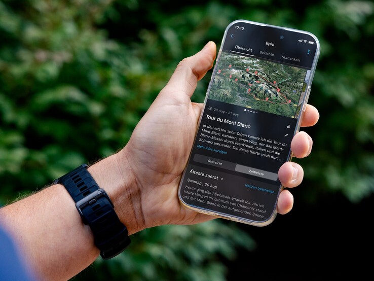 A Garmin Epic lehetővé teszi, hogy több tevékenységet egyesítsen egyetlen túrába.