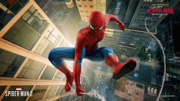Peter Parker „Spider-Man Fresh Start” ruhája a Pókember 2 című filmben.