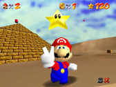 A Super Mario 64 Dreamcast portjának képernyőmentése (kép forrása: Video Game Esoterica)