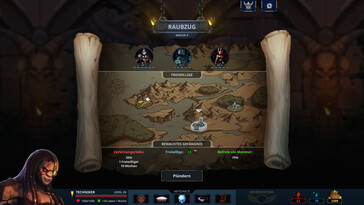 A képen: A Legend of Keepers játékmenetéről készült screenshot: A Dungeon Manager karrierje.