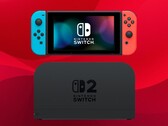 A fenti képen látható eredeti Nintendo Switch a Switch 2 dokkoló mellett