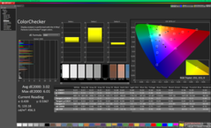 ColorChecker kalibrálás előtt (P3)