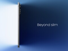 A Samsung Galaxy S25 Edge promóciós képe. (Kép forrása: Samsung)