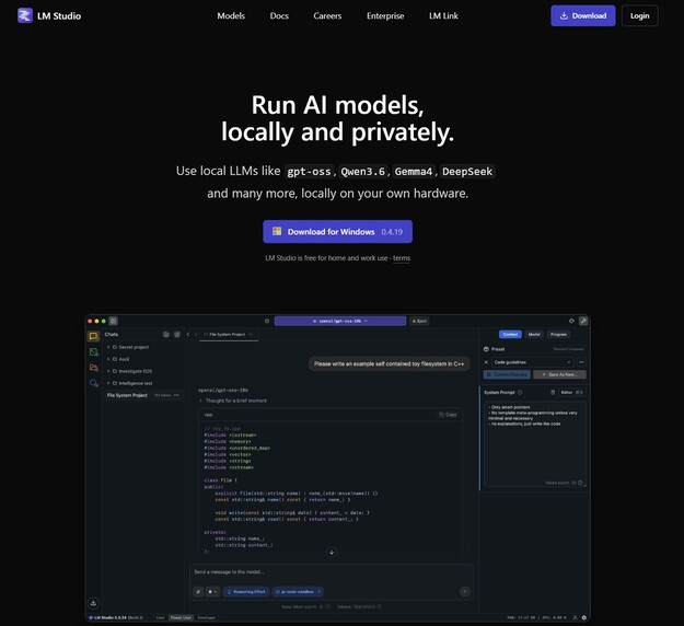 Az LM Studio az egyik legkönnyebben használható program a helyi mesterséges intelligencia területén: betöltheted a modelleket, és teljesen offline módban cseveghetsz a saját számítógépeden.