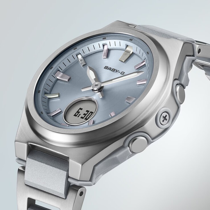 A Casio Baby-G BGA-3000 sorozat órái kerek digitális kijelzővel rendelkeznek