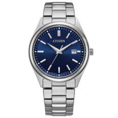 A BM1350-54L modell kék, nap sugár mintázatú számlappal tűnik ki, miközben megőrizte a 38 mm-es rozsdamentes acél tokot és az Eco-Drive napelemes szerkezetet.