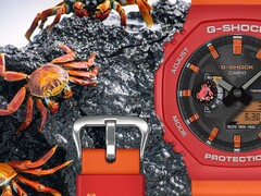 A Casio Galápagos x G-Shock együttműködésben készült órái (a képen a GA-B2100DF-4A) az Egyesült Királyságba érkeznek. (Kép forrása: Casio)