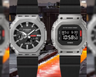 A képen a Casio G-Shock GM-2100M-1JF (balra) és a GM-5600M-1JF (jobbra). (Kép forrása: @geesgshock az Instagramon)