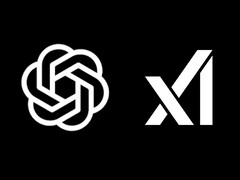 Az OpenAI és az xAI hivatalos logói (Kép forrása: xAI és OpenAI; szerkesztve)