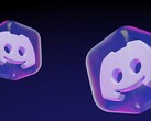 3D-s, áttetsző kocka ikonok a Discord Clyde logóval