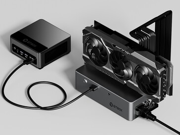 A GPU dokkolót mini PC-khez lehet csatlakoztatni (Kép forrása: Gtbox)