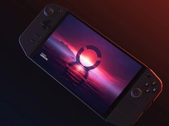 A Lenovo Legion Go művészi renderelése.