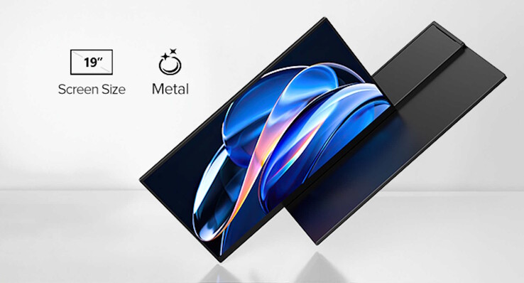 Az UColor 19 Apex elég nagy egy mobil monitorhoz képest. (Kép forrása: Uperfect)