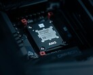 Közelkép egy AMD Ryzen processzorról, amely egy AM5-ös alaplapi foglalatba van szerelve (Kép forrása: Atahan Demir via Pexels)